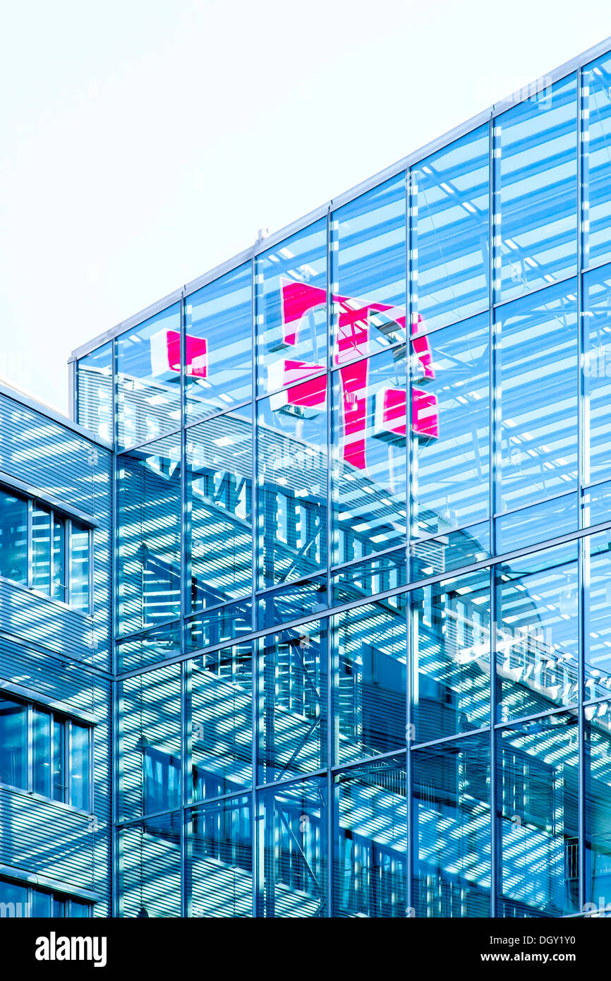 Headquarters of Deutsche Telekom AG, Bonn, Bonn, Rhineland, North Rhine-Westphalia, Germany Stock Photo