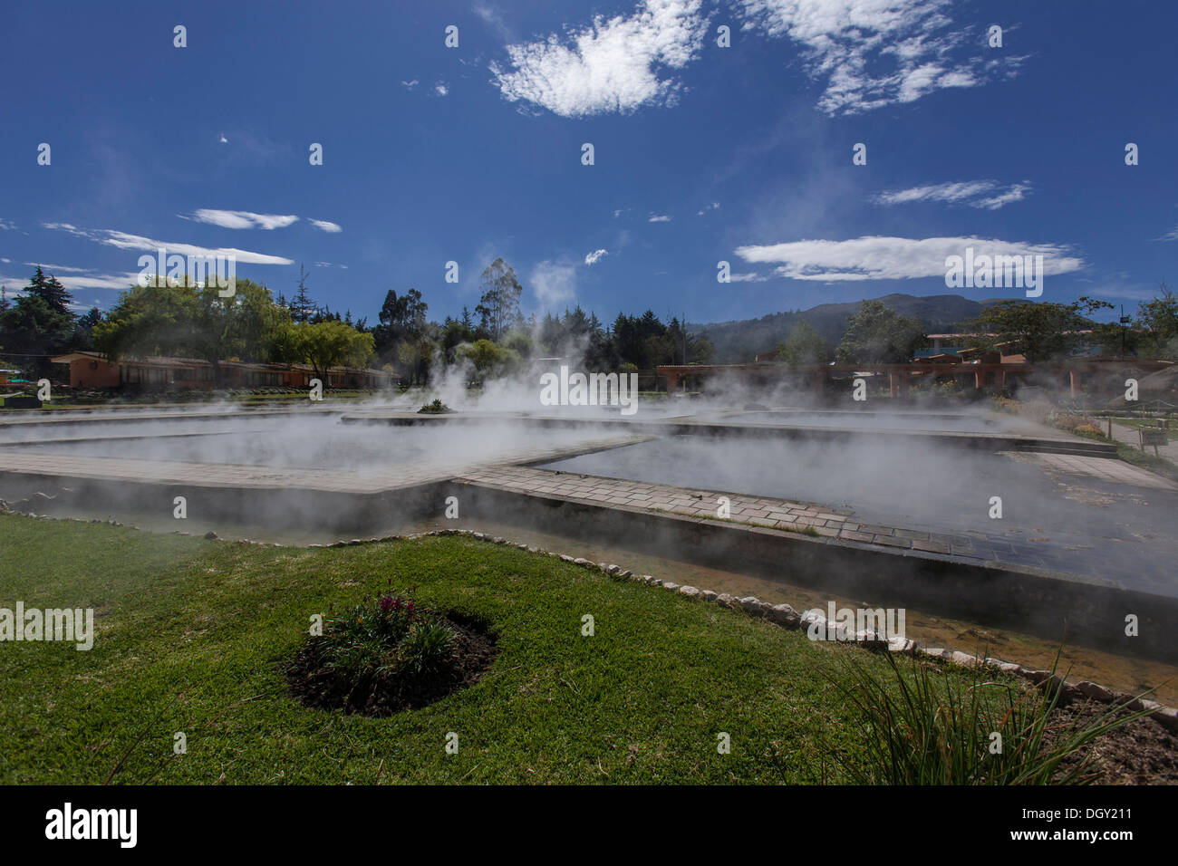 Baños del Inca thermal baths, Cajamarca, Peru, South America Stock