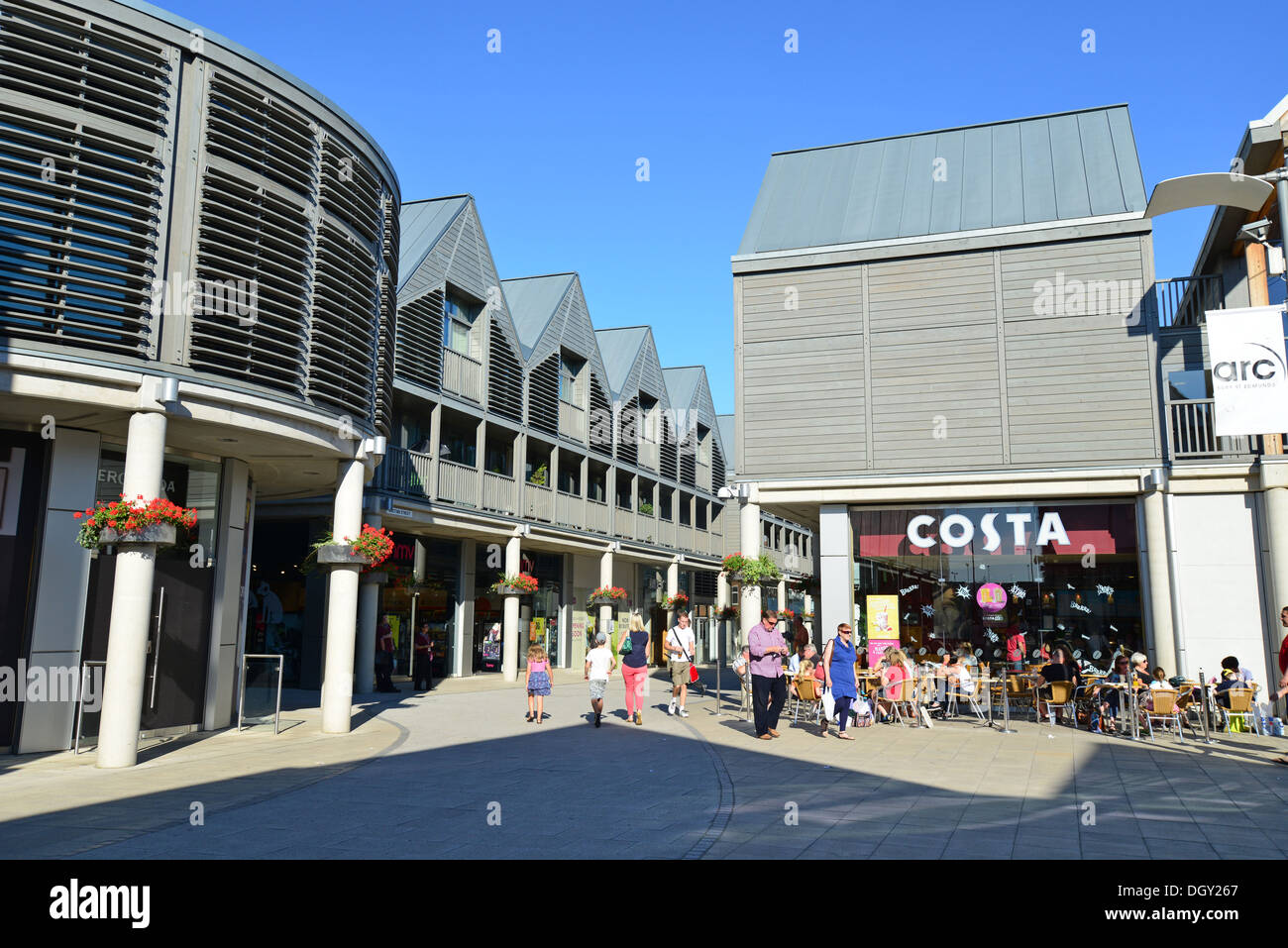 Arc Shopping Centre, Bury St Edmunds, Suffolk, England, United Kingdom Stock Photo