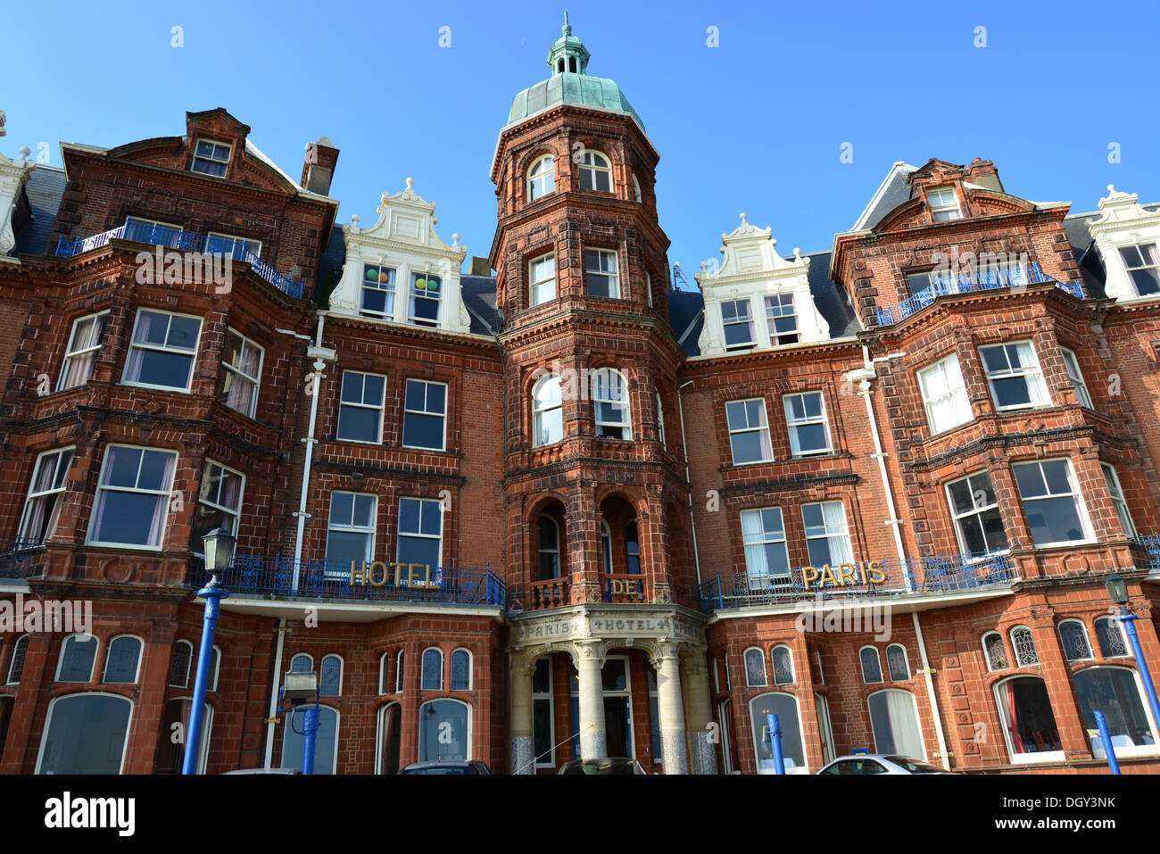 Hotel de Paris on seafront, Cromer, Norfolk, England, United Kingdom England, United Kingdom Stock Photo