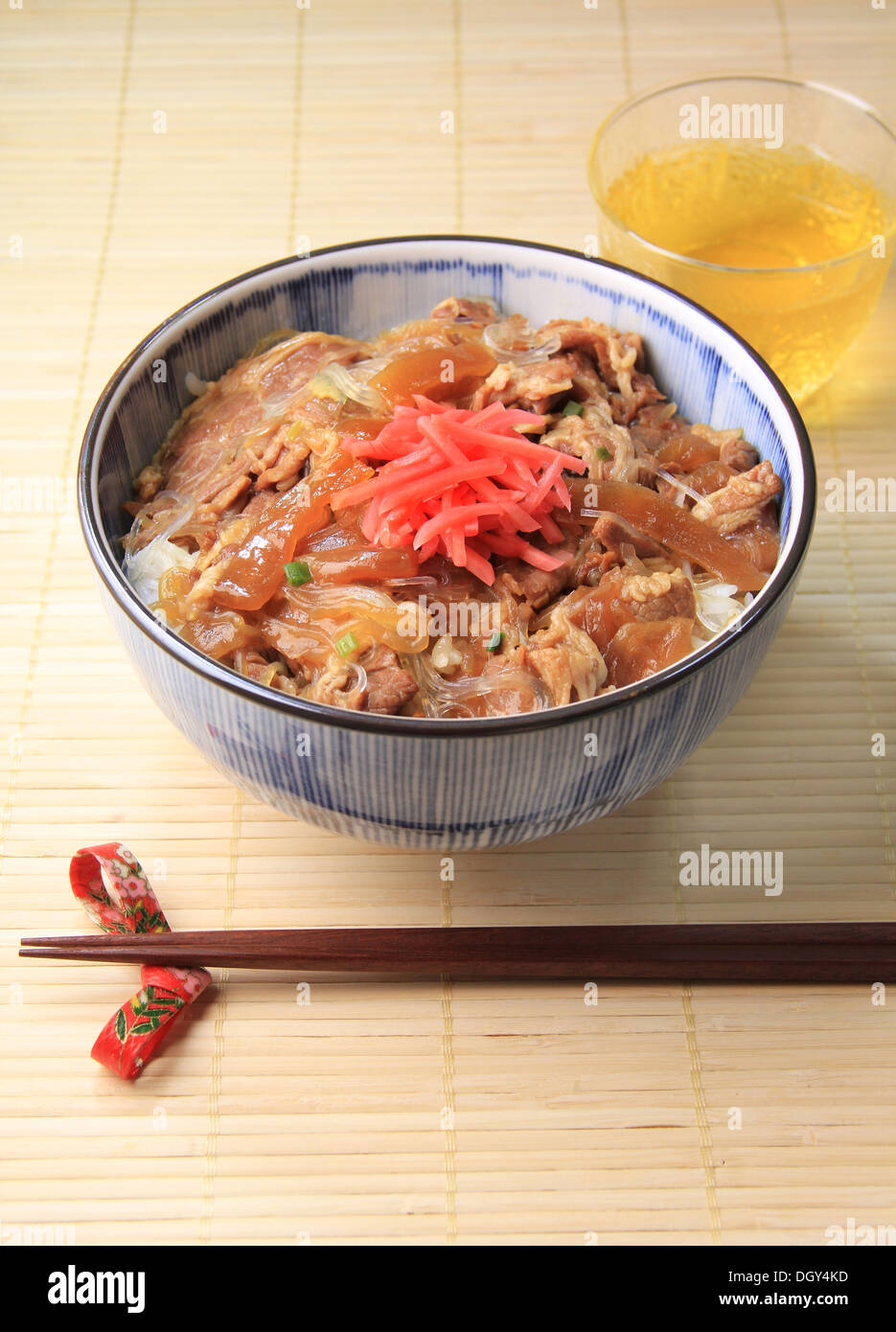 Gyu Don Beef Bowl Stock Photo Alamy