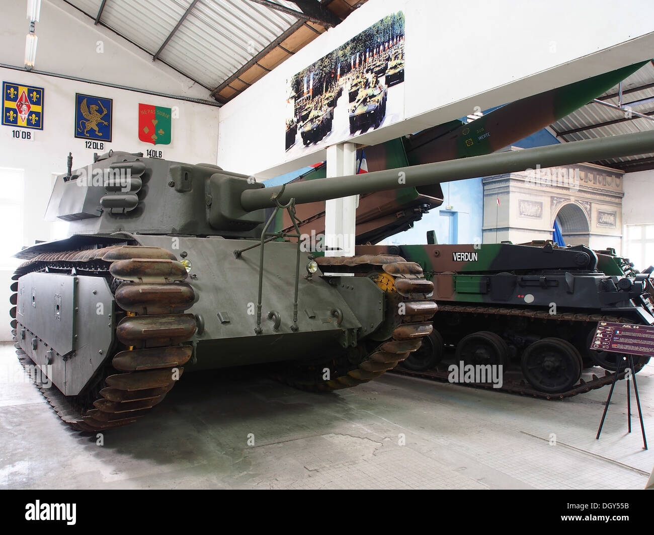 ARL 44 in the tank museum, Saumur, France, pic1 Stock Photo Alamy