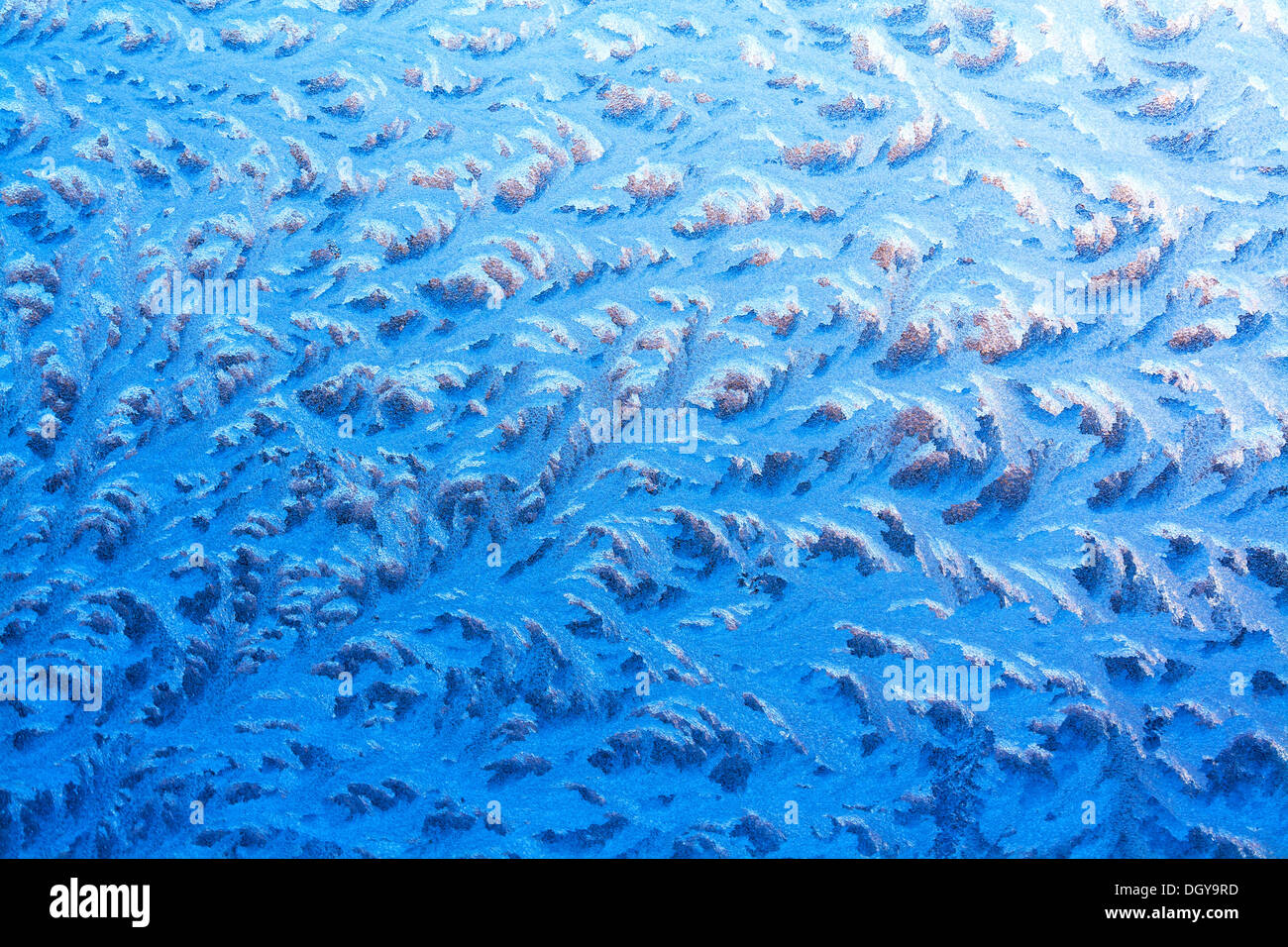 abstract background from frosty pattern on glass Stock Photo - Alamy