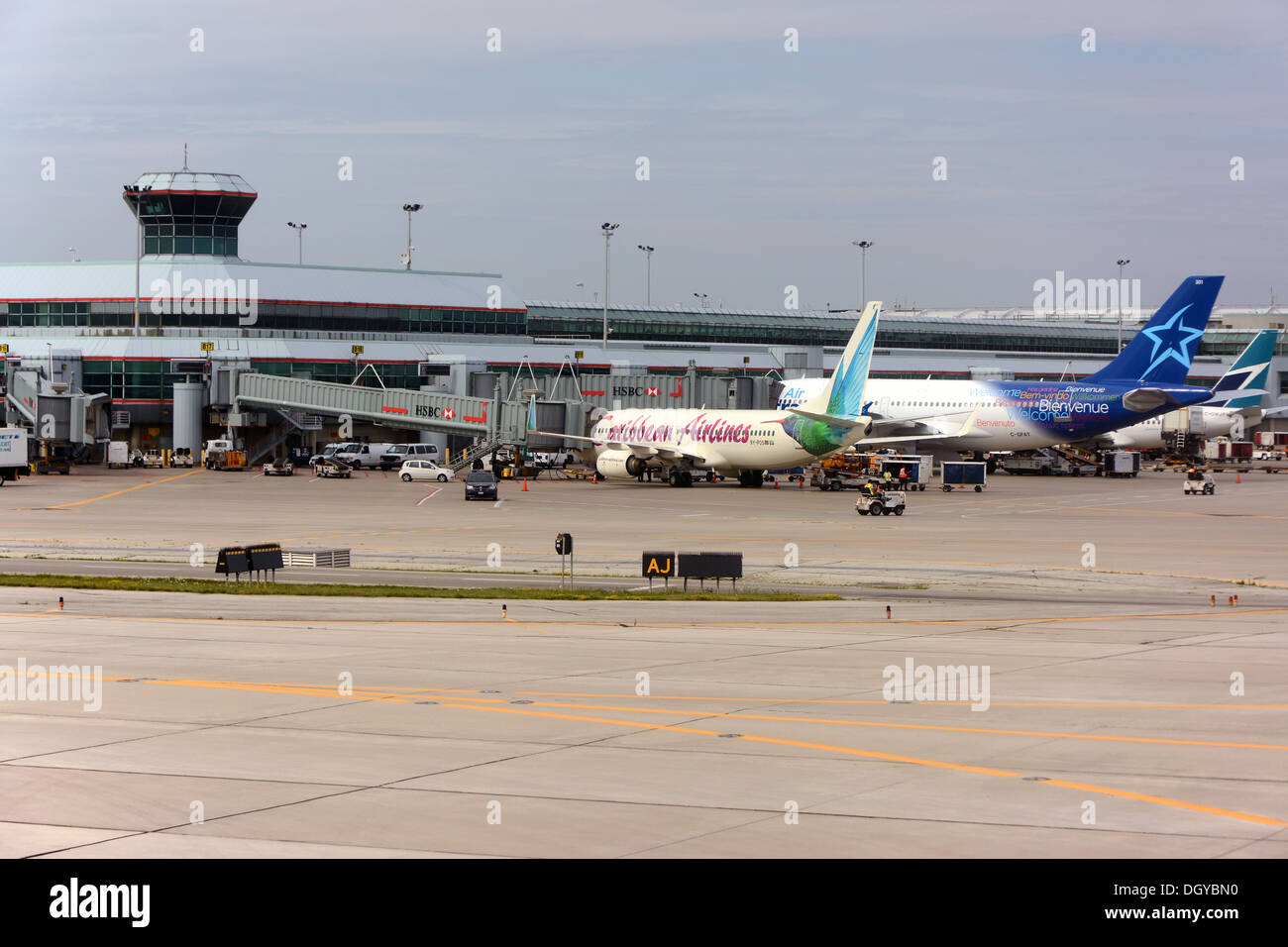 Pearson airport, Toronto, Canada Stock Photo