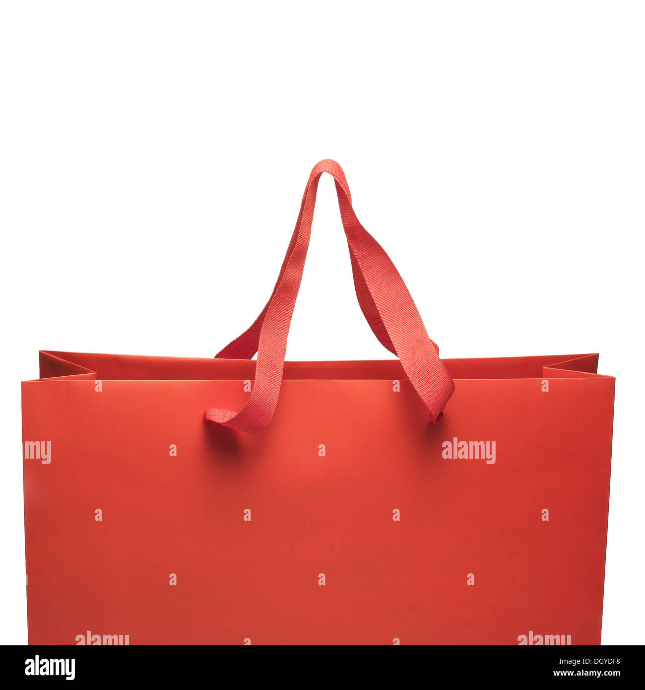 Shopping bag close up view opened Stock Photo