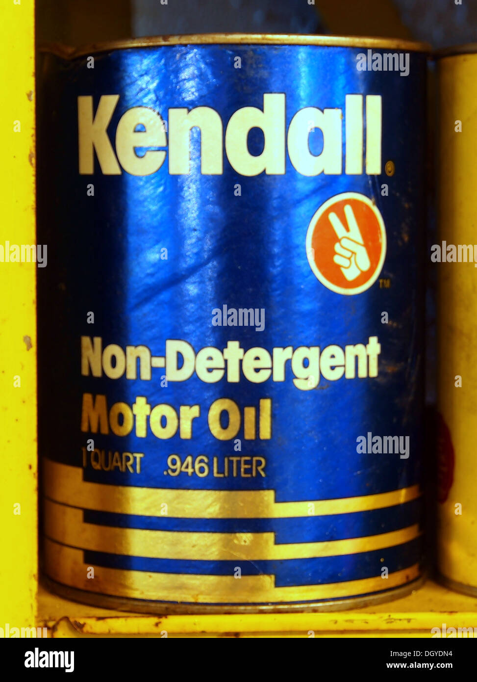 Kendall motor oil can Stock Photo Alamy