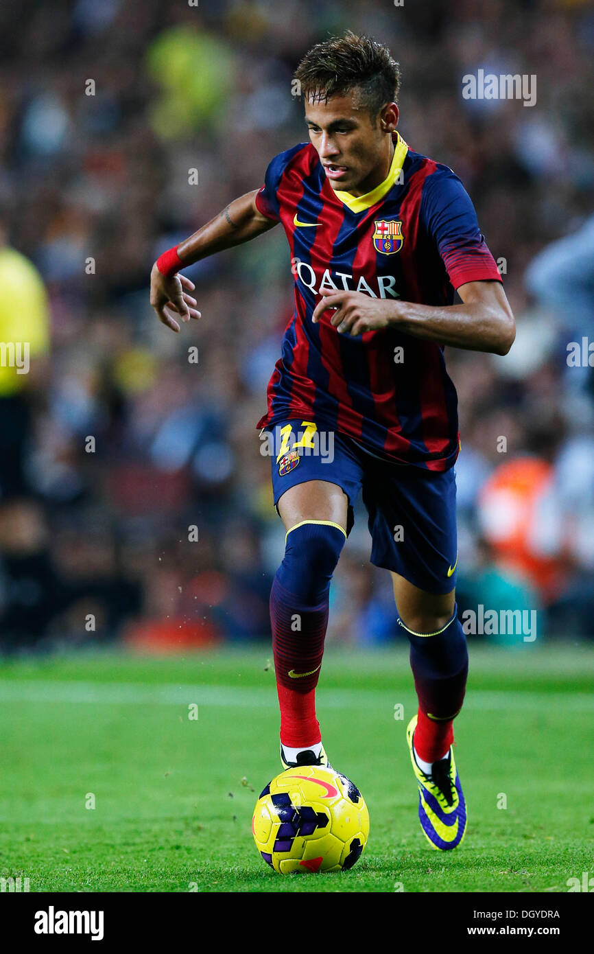 Barcelona, Spain. 26th Oct, 2013. Neymar (Barcelona) Football / Soccer :  Spanish 