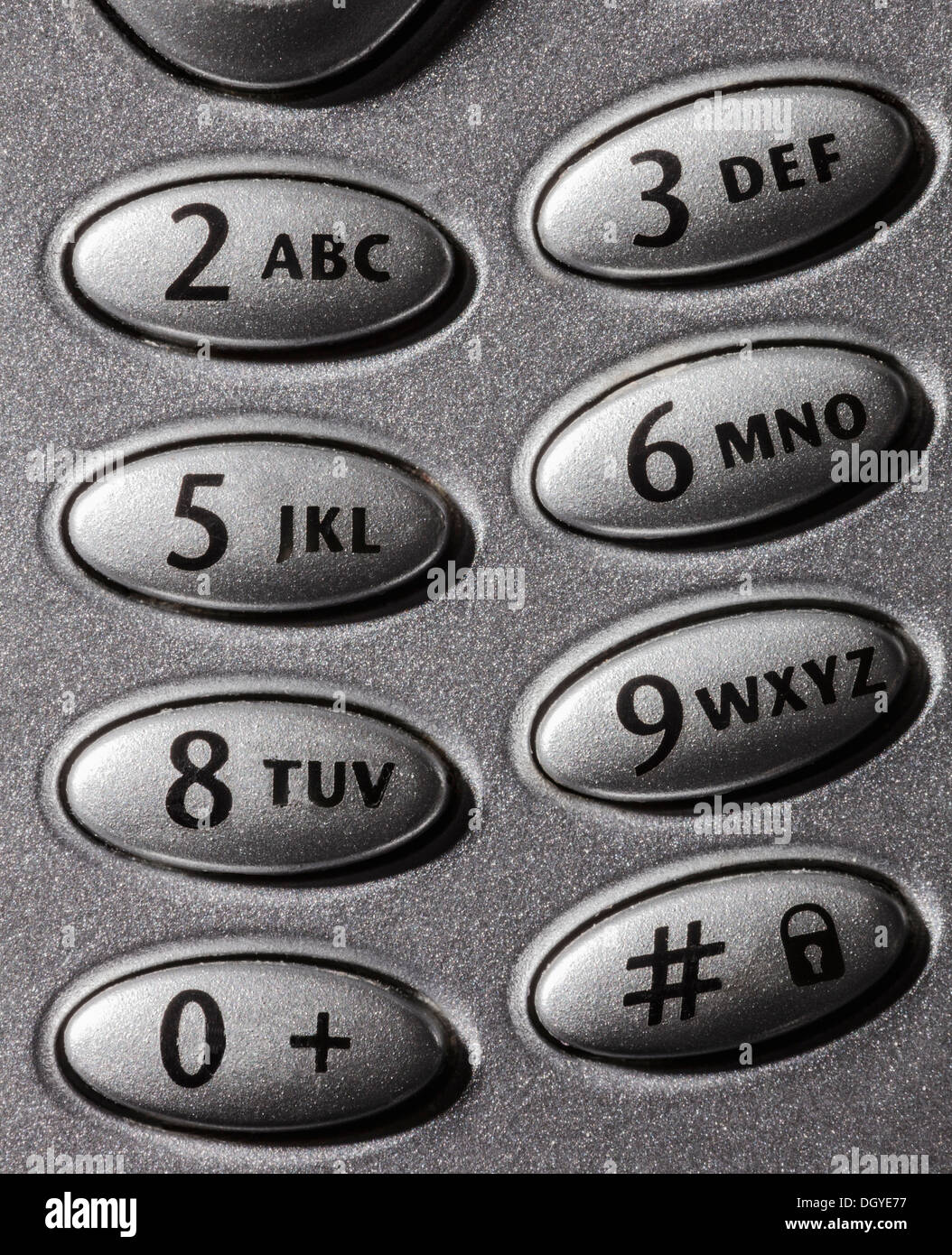 Keypad of phone Stock Photo