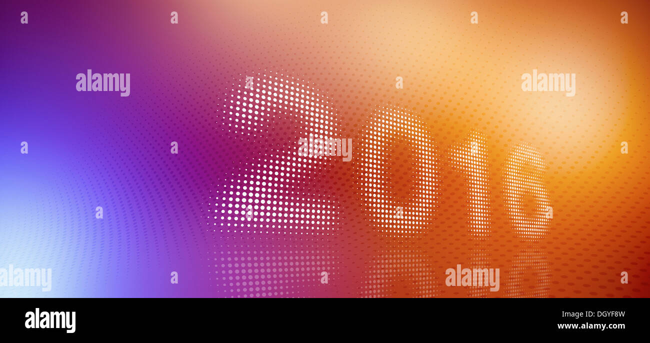 Spotted 2016 against a multicolored gradient background Stock Photo - Alamy