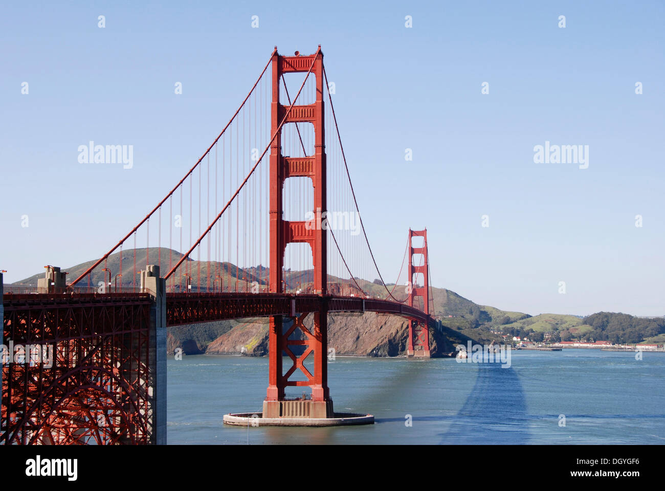 Golden Gate Bridge, Bay Area, San Francisco, California, USA, United States of America Stock Photo