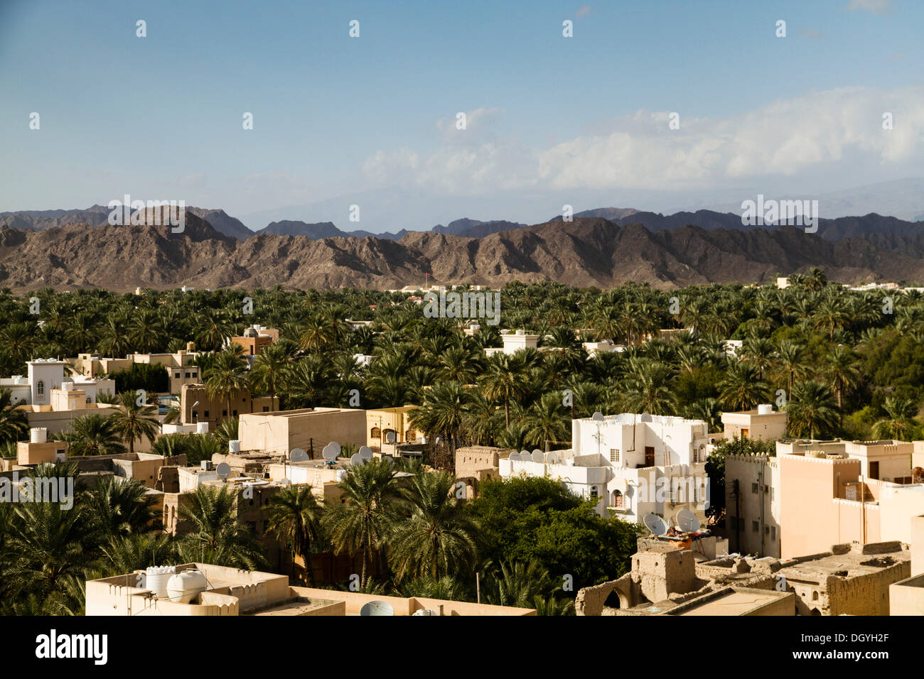 View of Nizwa, Ad Dakhiliyah region, Oman Stock Photo