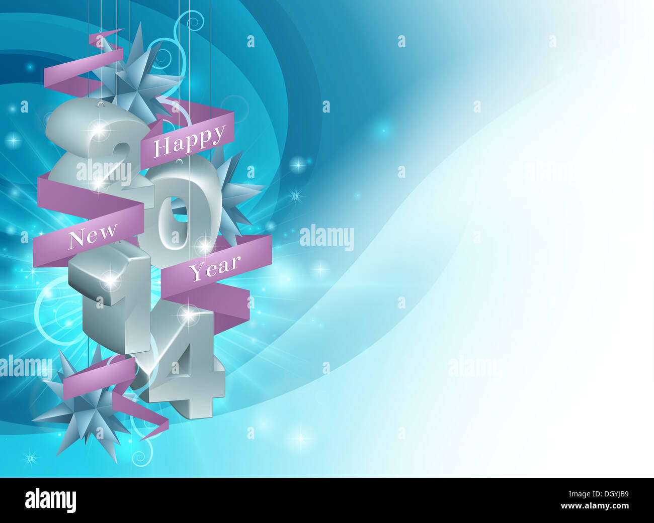 2014 Background White Tags 2014 On Blue Background Stock Illustration