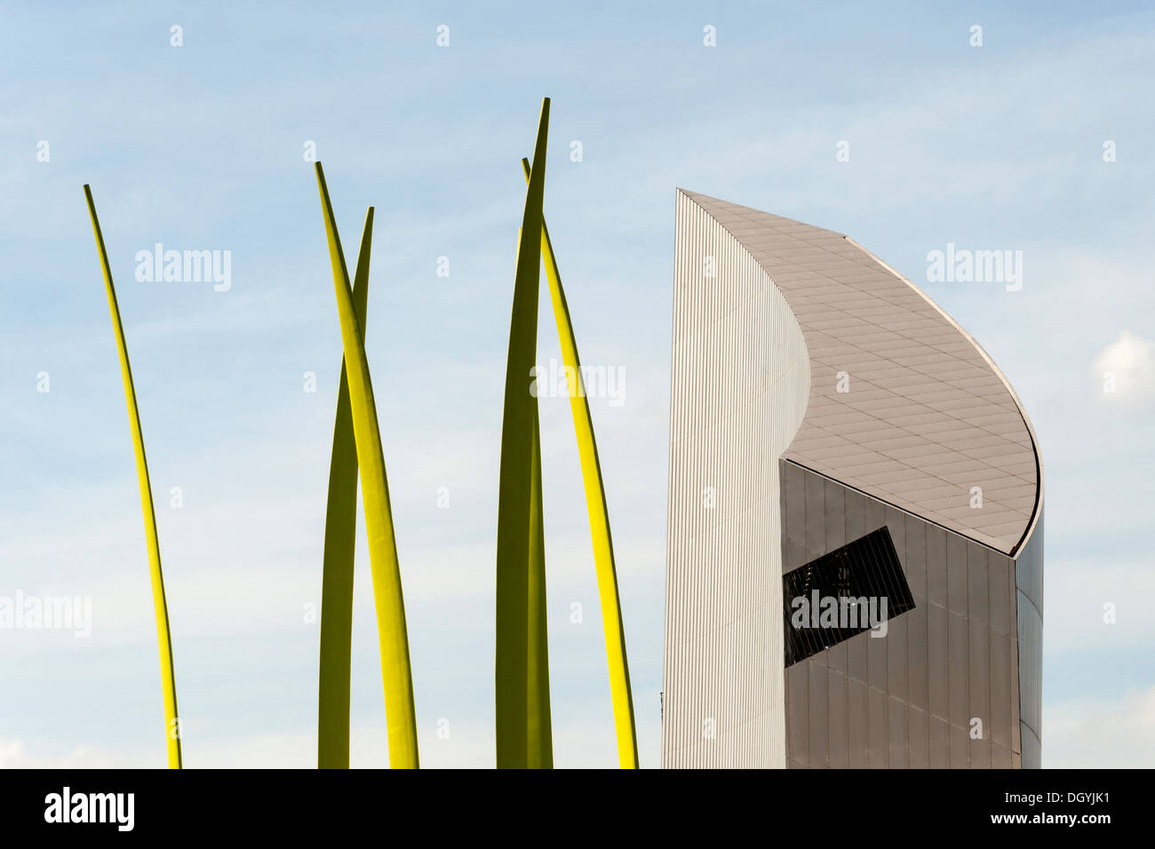 Sculpture at Salford Quays, Manchester Stock Photo