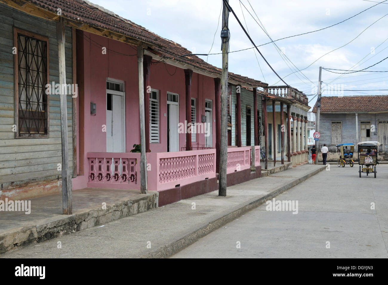 Historic centre of Baracoa, Cuba, Caribbean, Central America Stock Photo