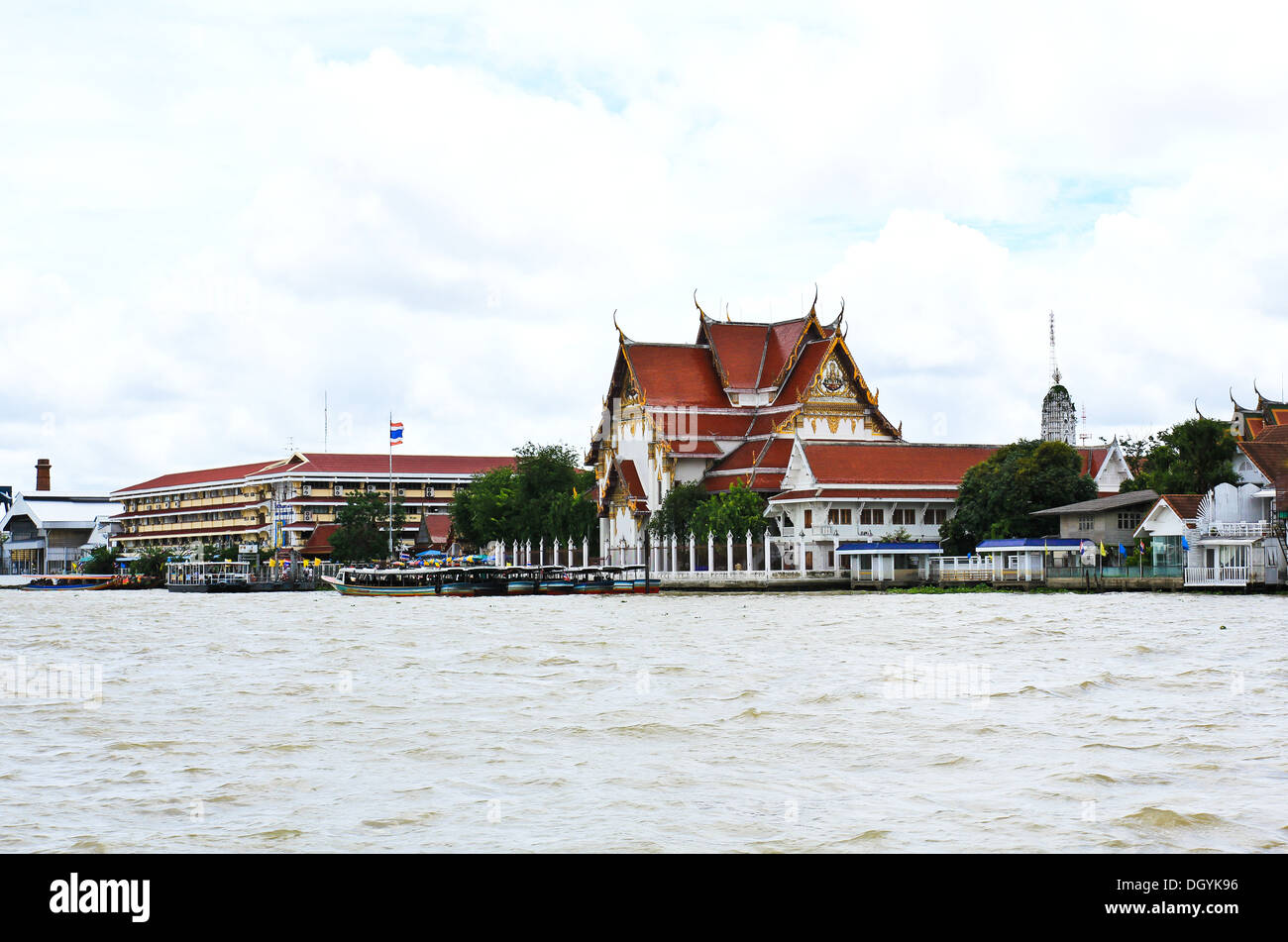 Chao Phraya river in Bangkok, Thailand Stock Photo