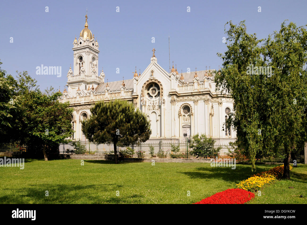 St. Stephen, Bulgarian Orthodox Church, Phanar district, Istanbul, Turkey, Europe Stock Photo