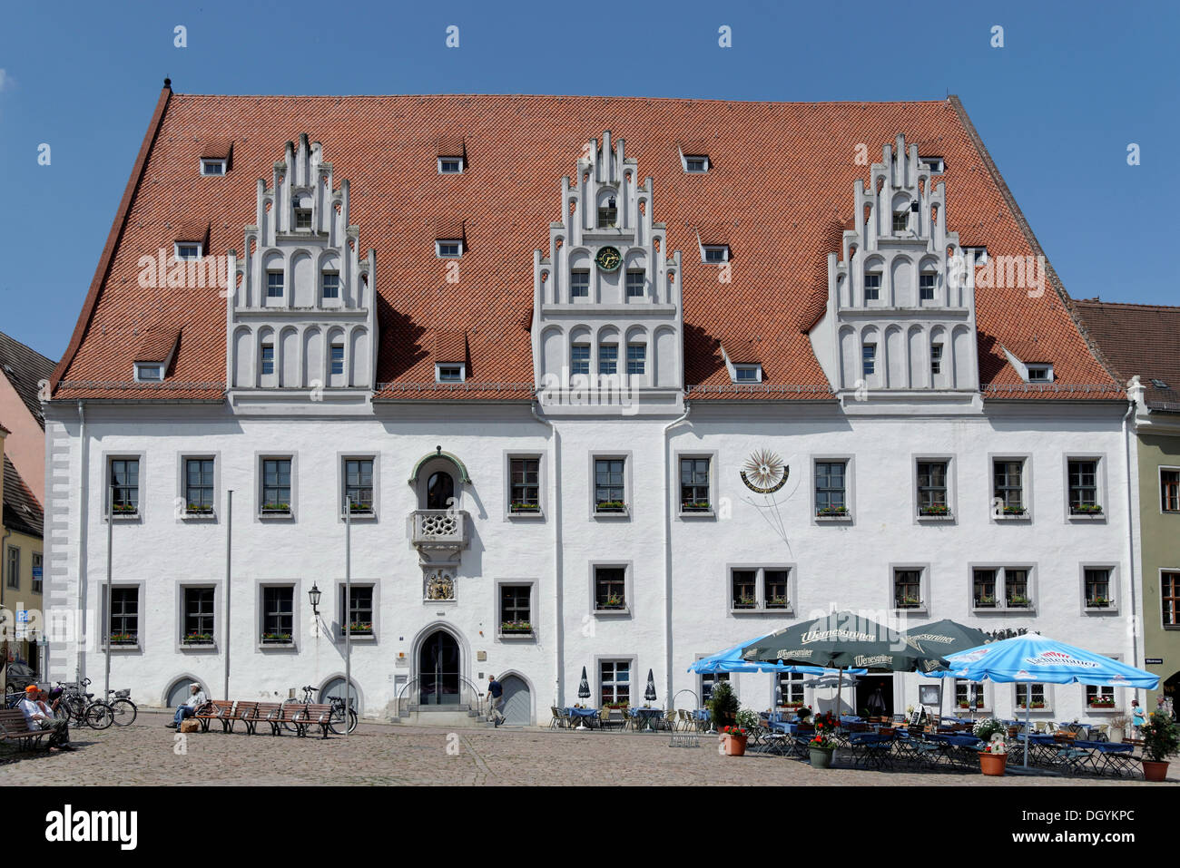 Town Hall, market square, Meissen, Saxony Stock Photo Alamy