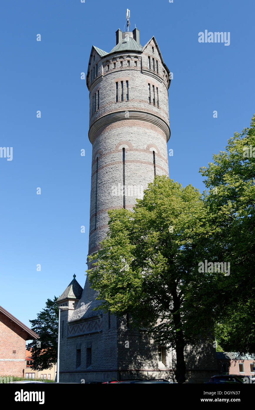 Water tower, Lidköping, Vaestra Goetaland County, Sweden Stock Photo