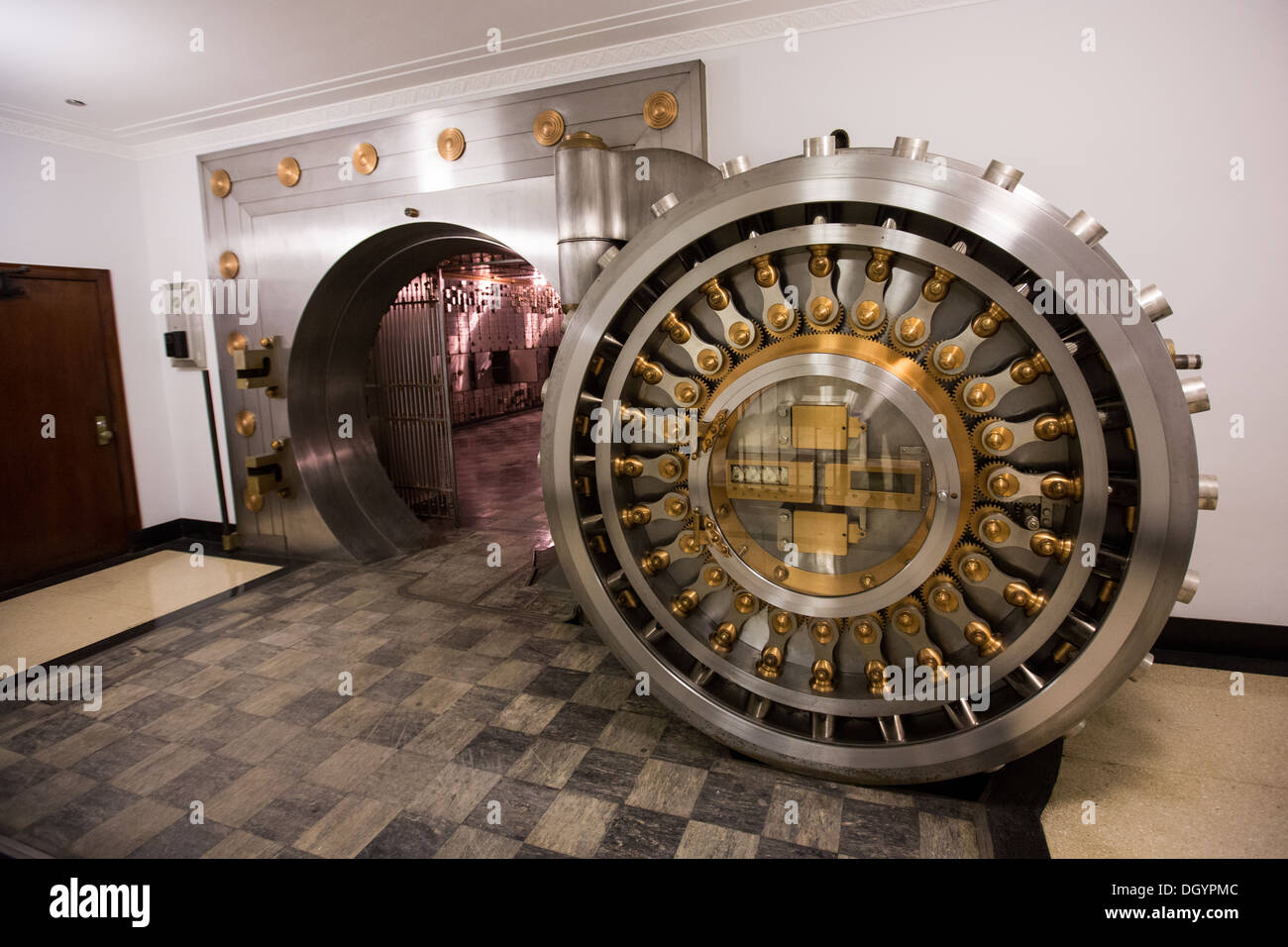 Underground vault at the Chicago Board of Trade October 20, 2013 in Chicago, IL. The vault was
