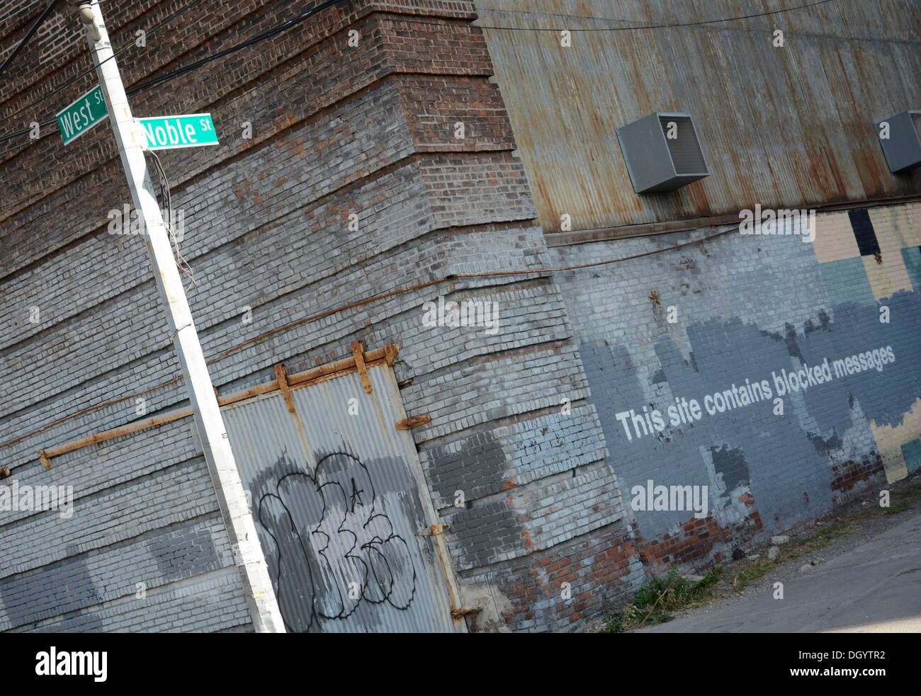 Brooklyn, NY, . 27th Oct, 2013. Banksy on location for Banksy Graffiti