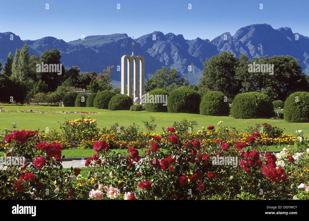 Huguenot Monument, Franschhoek, South Africa Stock Photo Alamy