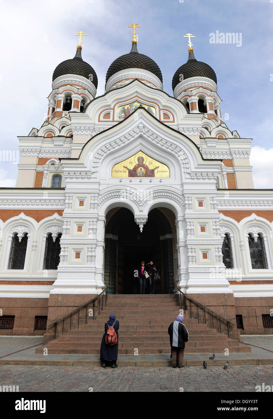 Alexander Nevsky Cathedral, Tallinn, Estonia, Northern Europe, Europe Stock Photo