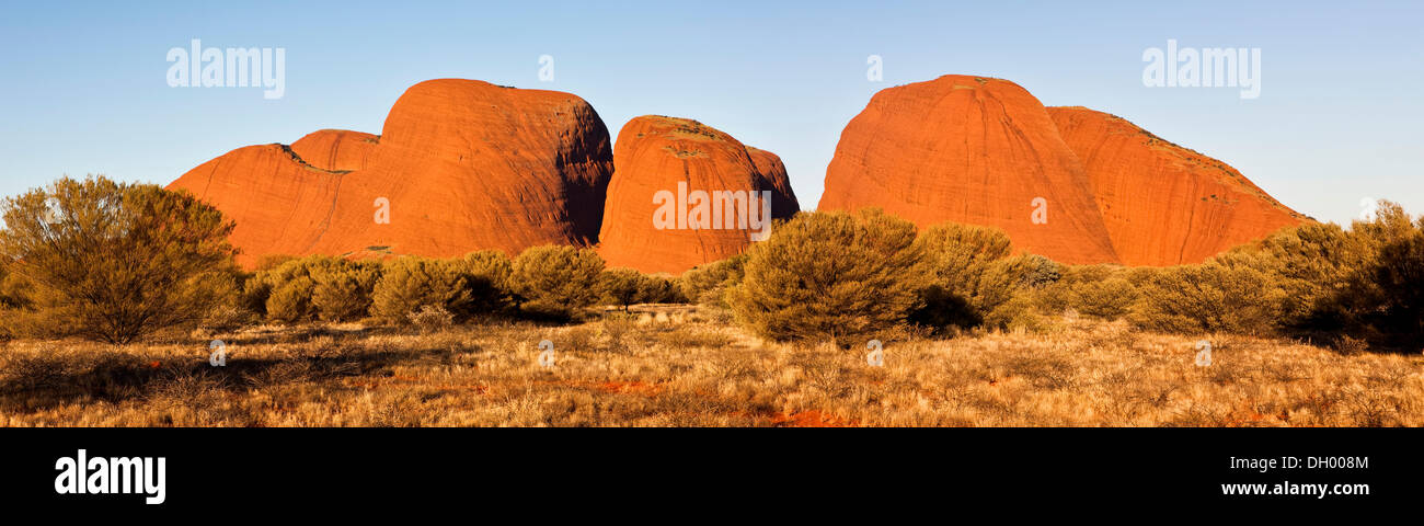 Olgas or Katja Tjuta, Uluru-Kata Tjuta National Park, Northern Territory, Australia Stock Photo