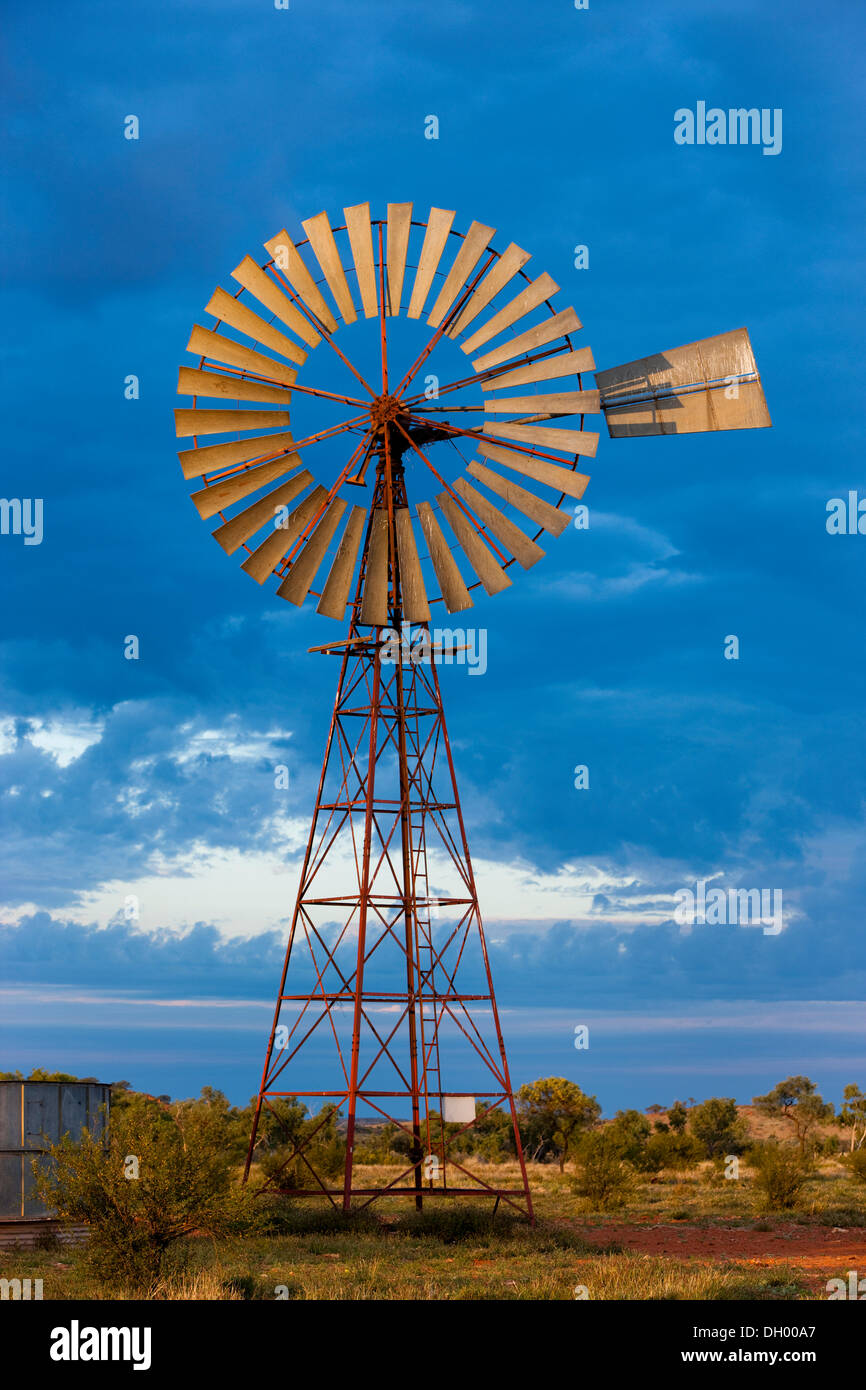 Windmill, Northern Territory, Australia Stock Photo