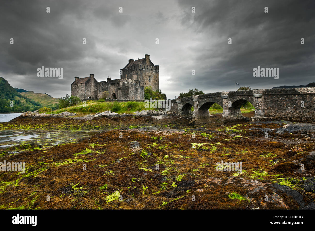 Eilean Donan Castle, Loch Alsh, Scotland, United Kingdom Stock Photo