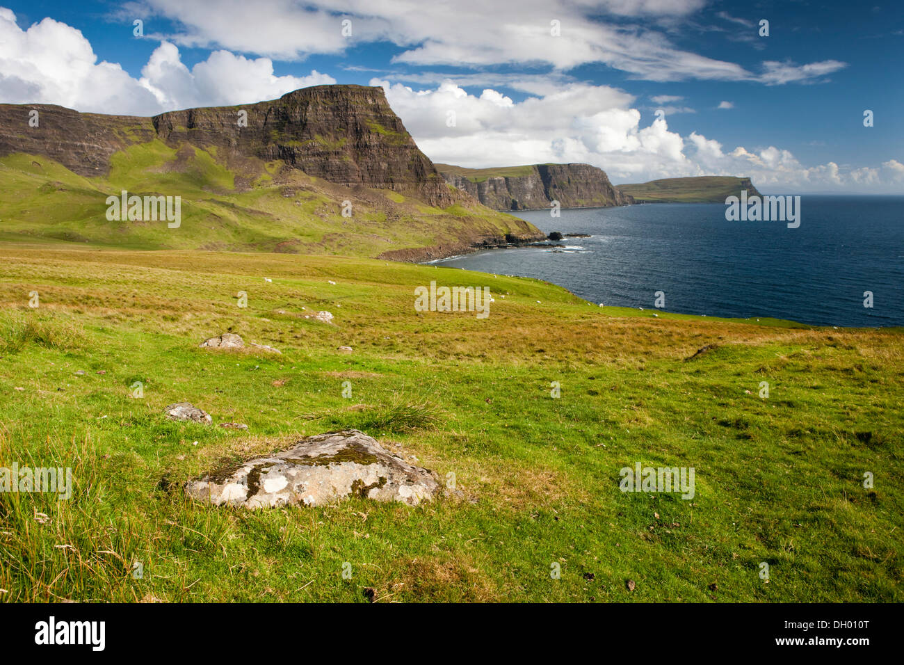 Cliffs, Neist Point, Isle of Skye, Scotland, United Kingdom Stock Photo