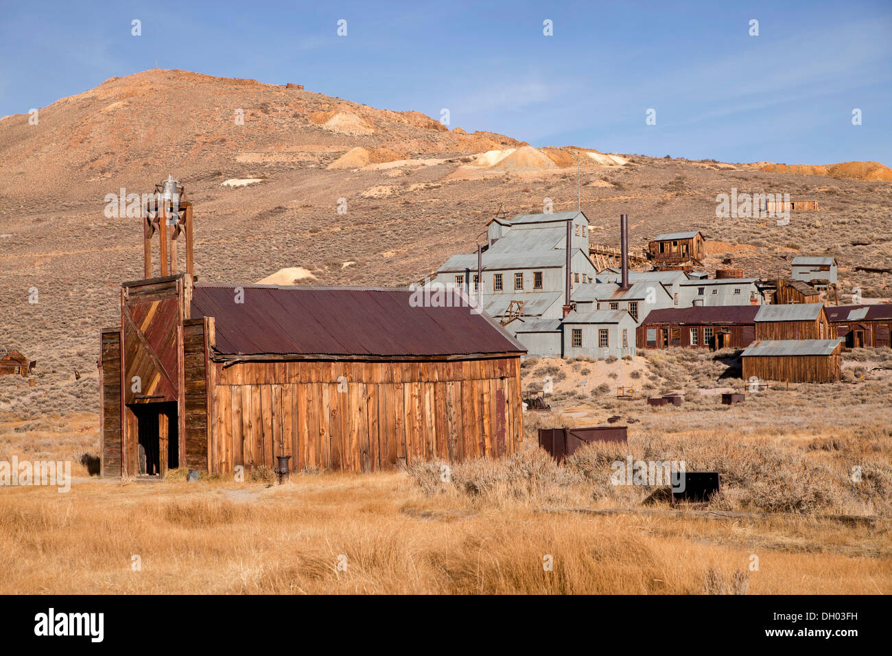 Ghost town of Bodie, Bodie, California, United States Stock Photo