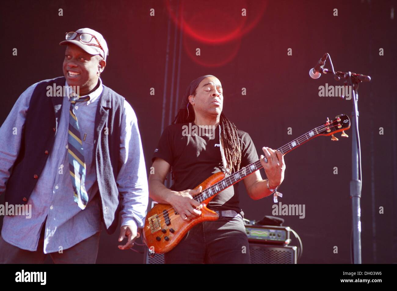 Las Vegas, NV, USA. 27th Oct, 2013. Living Colour, Corey Glover, Doug Wimbish, on stage at the Downtown stage in attendance for 2013 Life is Beautiful Festival - SUN, Las Vegas, NV October 27, 2013. © James Atoa/Everett Collection/Alamy Live News Stock Photo