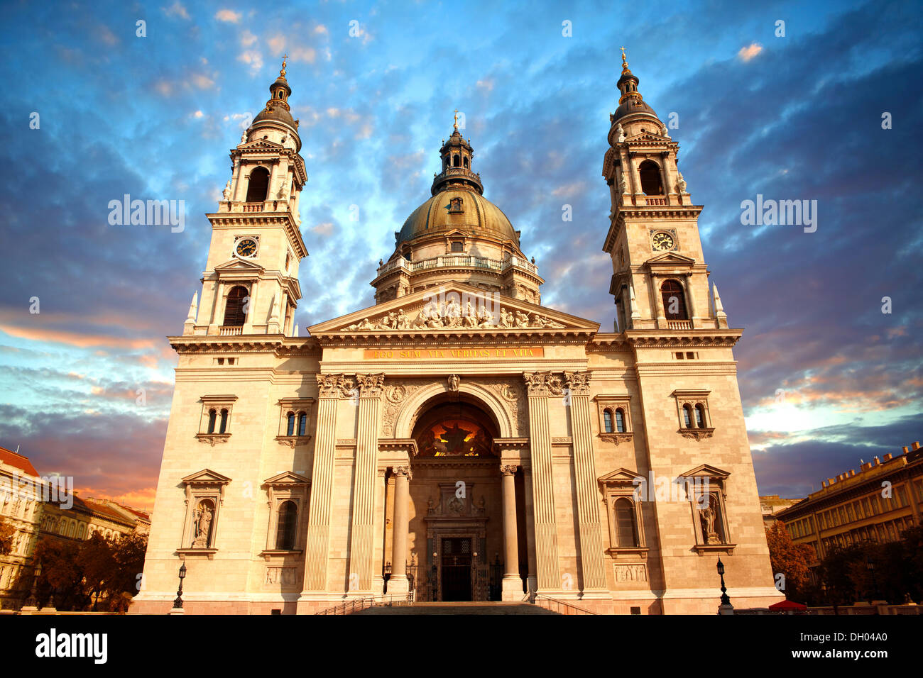 St Stephen's Basilica, Szent Istvan Bazilika, Neo Classical building, Budapest, Hungary, Europe Stock Photo
