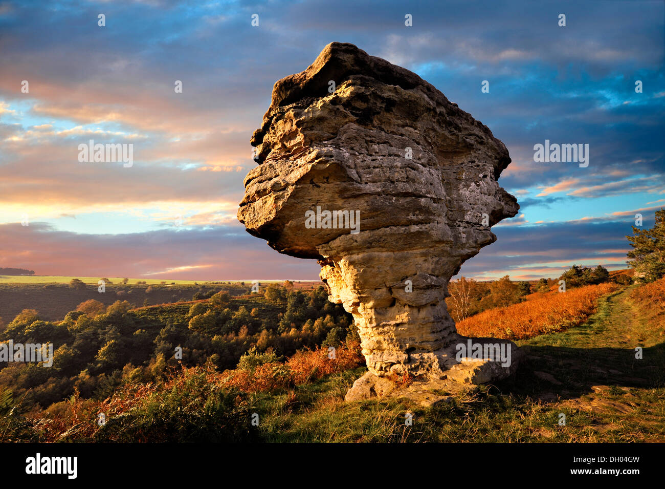Bridestone Rocks Bridestone rock formation in dalby hi-res stock photography and images ...