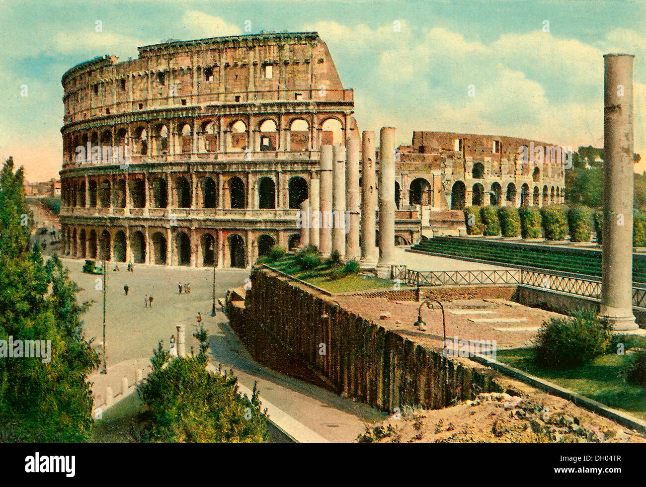 Historical photo from around 1930, Colosseum, Rome, Latium, Italy, Europe Stock Photo
