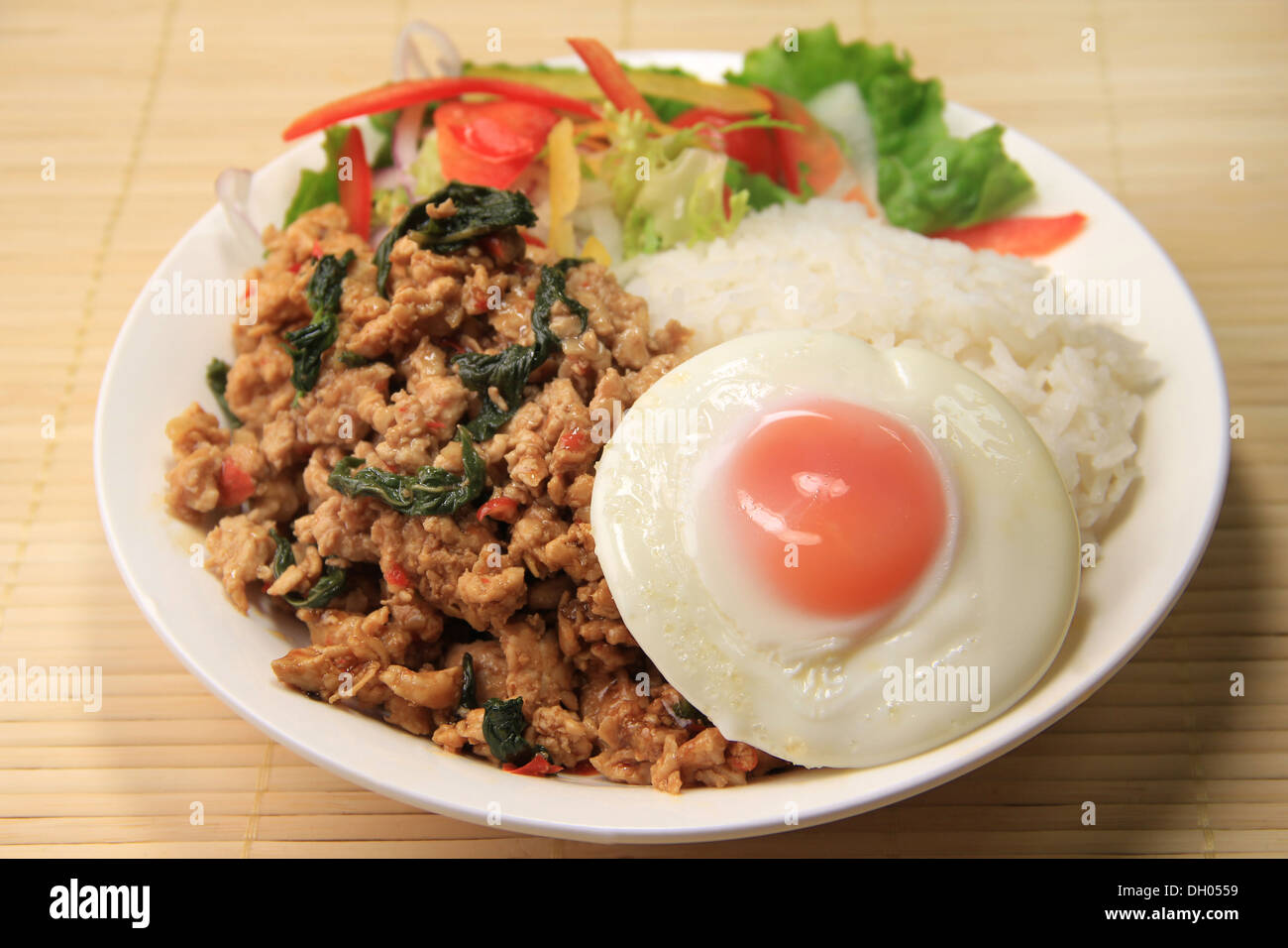 Pad Ga-prao Stock Photo