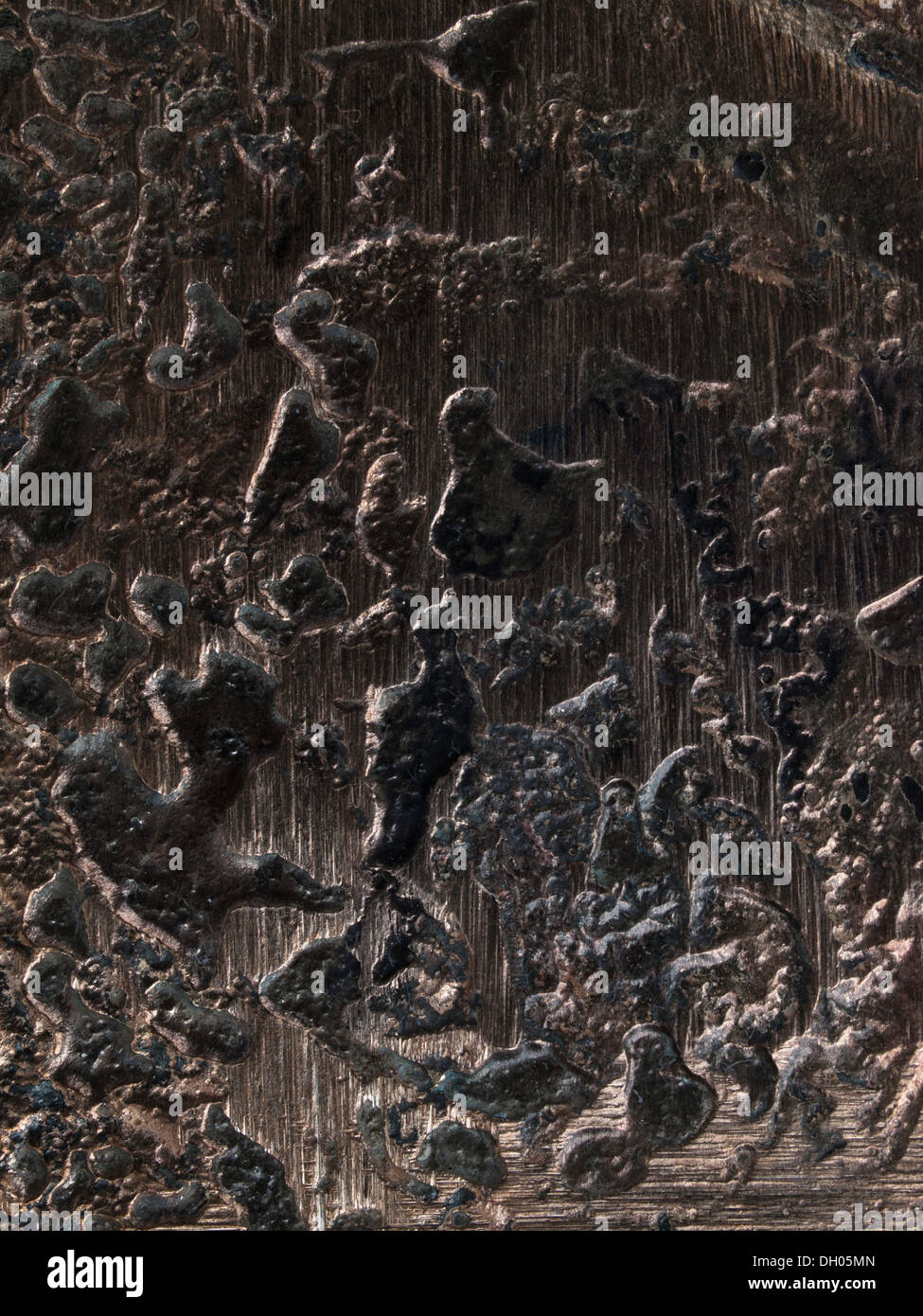 Bronze Coated Steel Plates Stock Photo Alamy