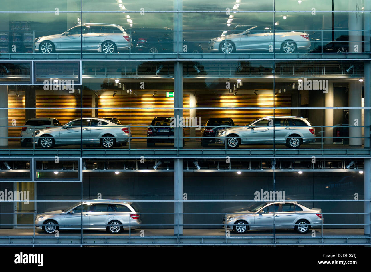Mercedes-Benz Centre, Munich, Upper Bavaria, Bavaria, Germany Stock Photo