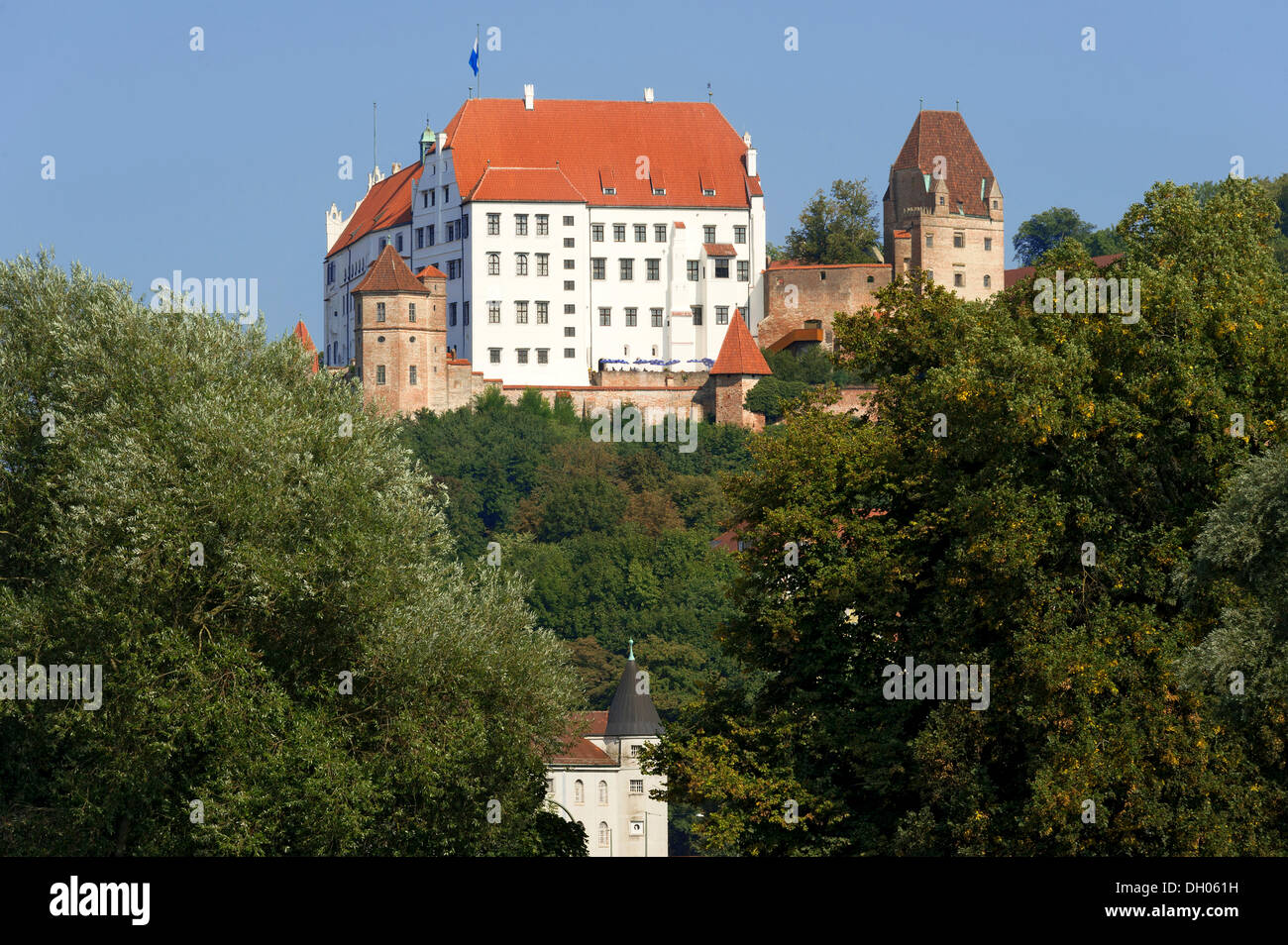 Burg Trausnitz Castle, Landshut, Lower Bavaria, Bavaria, Germany Stock Photo