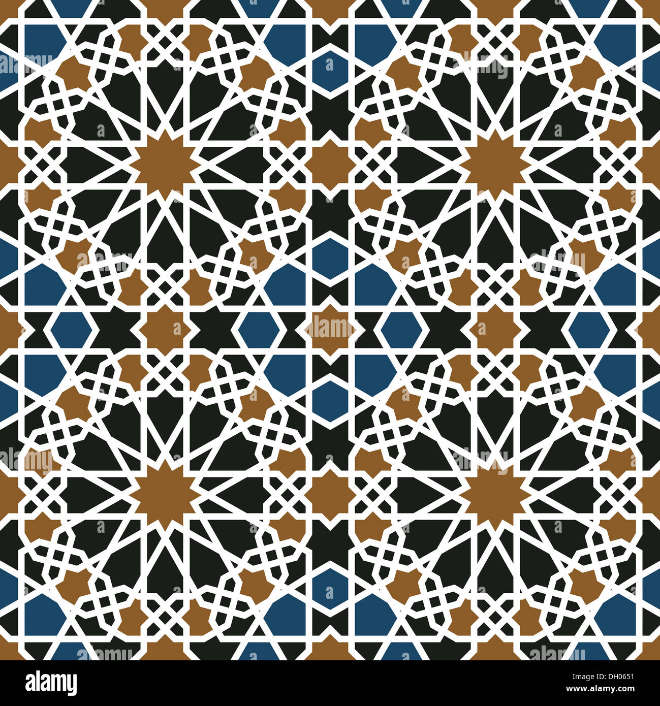 Arabic Seamless Pattern Stock Photo - Alamy