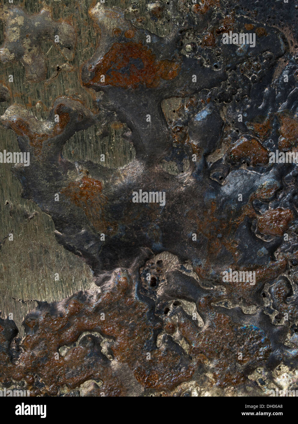 Bronze Coated Steel Plates Stock Photo Alamy