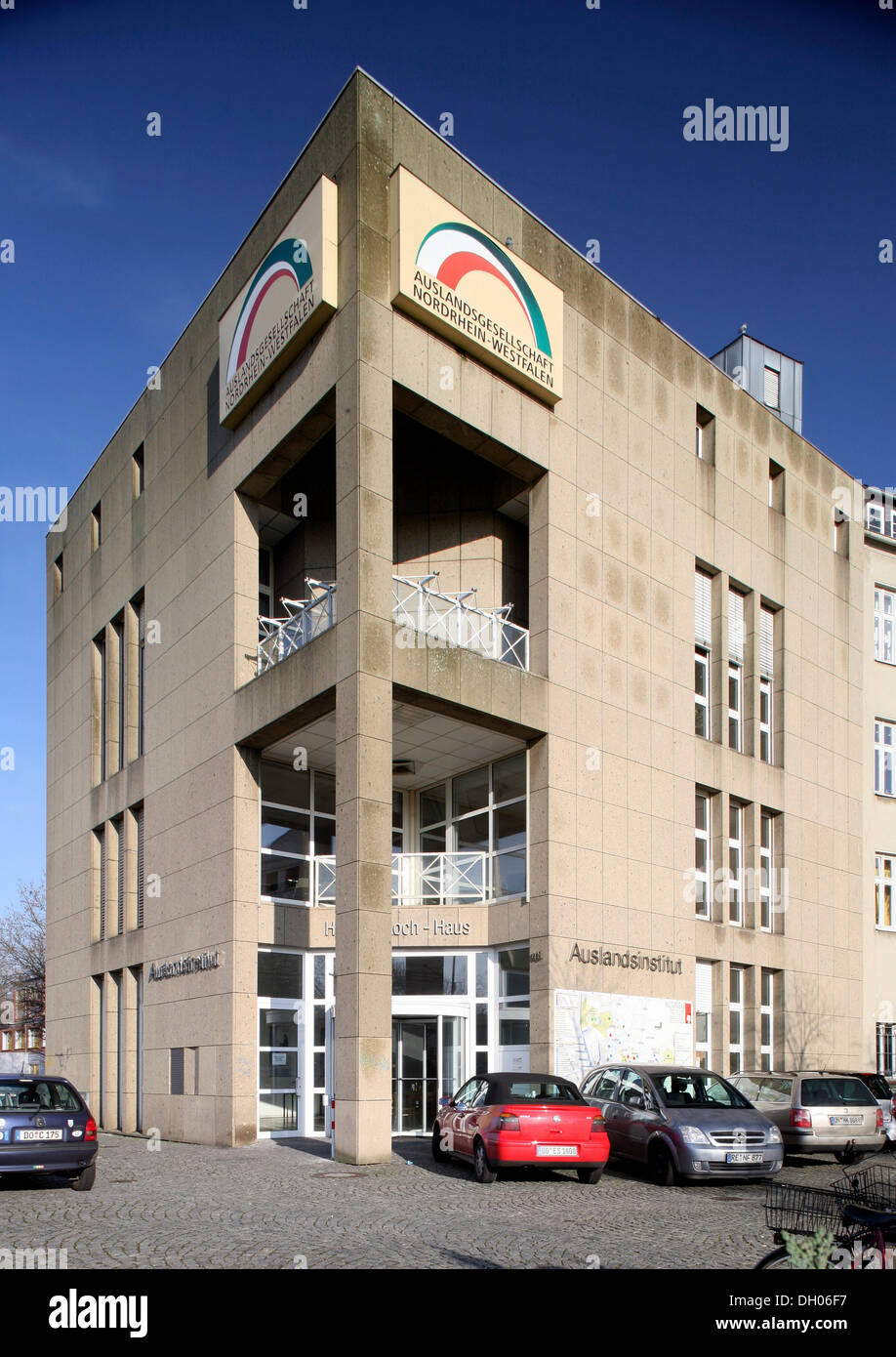 Auslandsgesellschaft Nordrhein-Westfalen building, Dortmund, Ruhr district, North Rhine-Westphalia Stock Photo