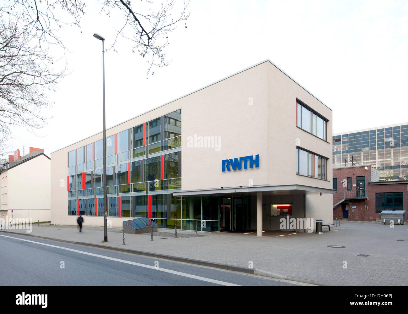 Rheinisch-Westfaelische Technische Hochschule, RWTH Aachen University, seminar building Semi 90, Aachen, North Rhine-Westphalia Stock Photo