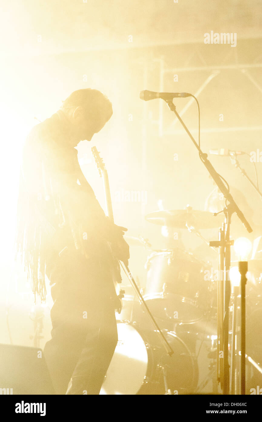 Icelandic band Sigur Rós performs at A Perfect Day Festival (IT) 2012 Stock Photo