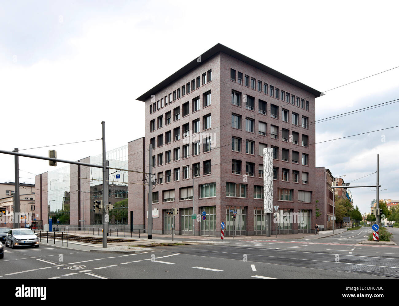 Haus des Buches building, Leipzig, Saxony, PublicGround Stock Photo