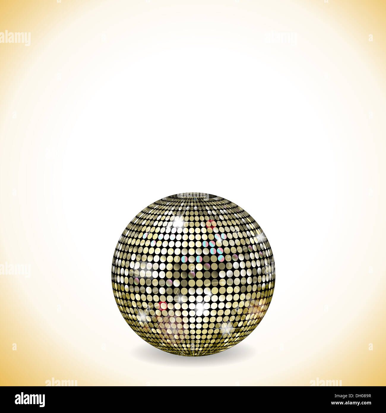 3D Black Disco Ball Background on a White Background Stock Photo - Alamy