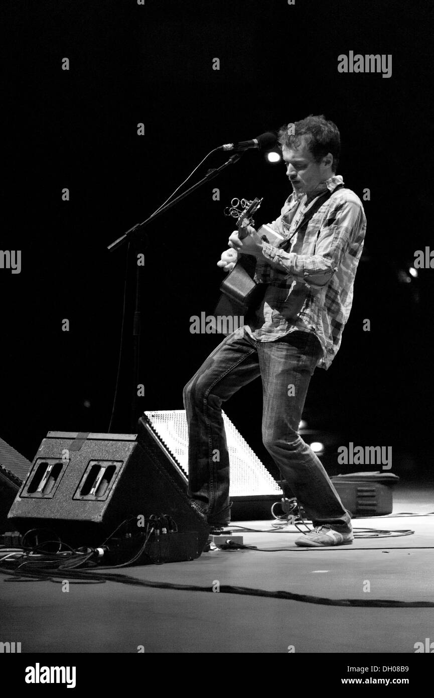 Irish song-writer Damien Rice performs at Auditorium Parco della Musica, Rome (IT) 2012 Stock Photo