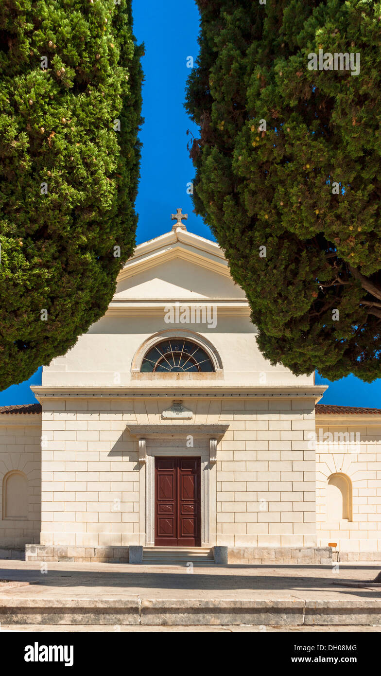 Church of St. Joseph (Crkva sv. Josipa u Veloj Luci) in Vela Luka, Korcula  island, Croatia Stock Photo - Alamy