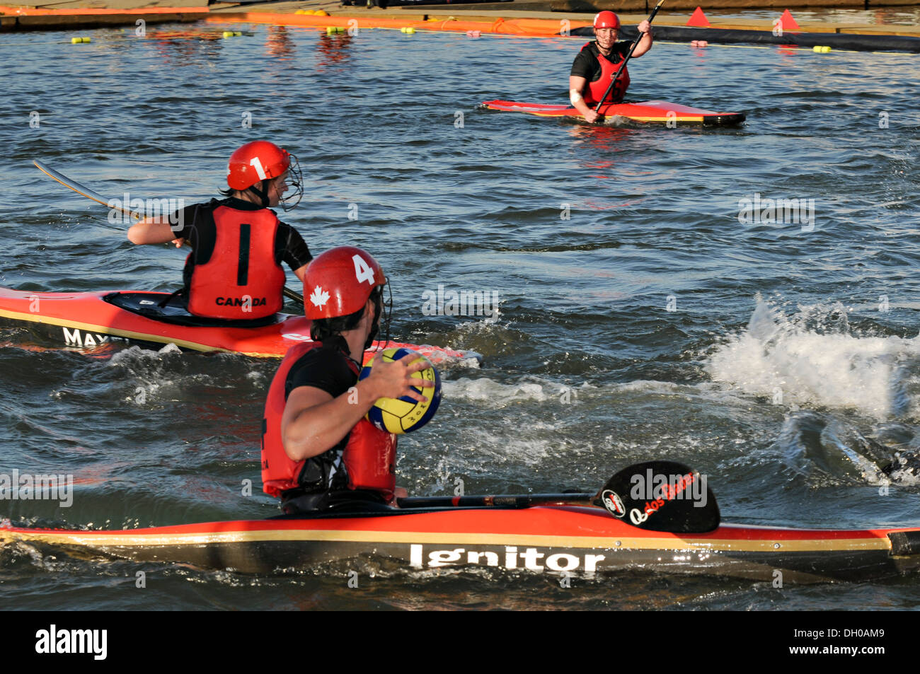 Canoe Polo World Championship Stock Photo Alamy