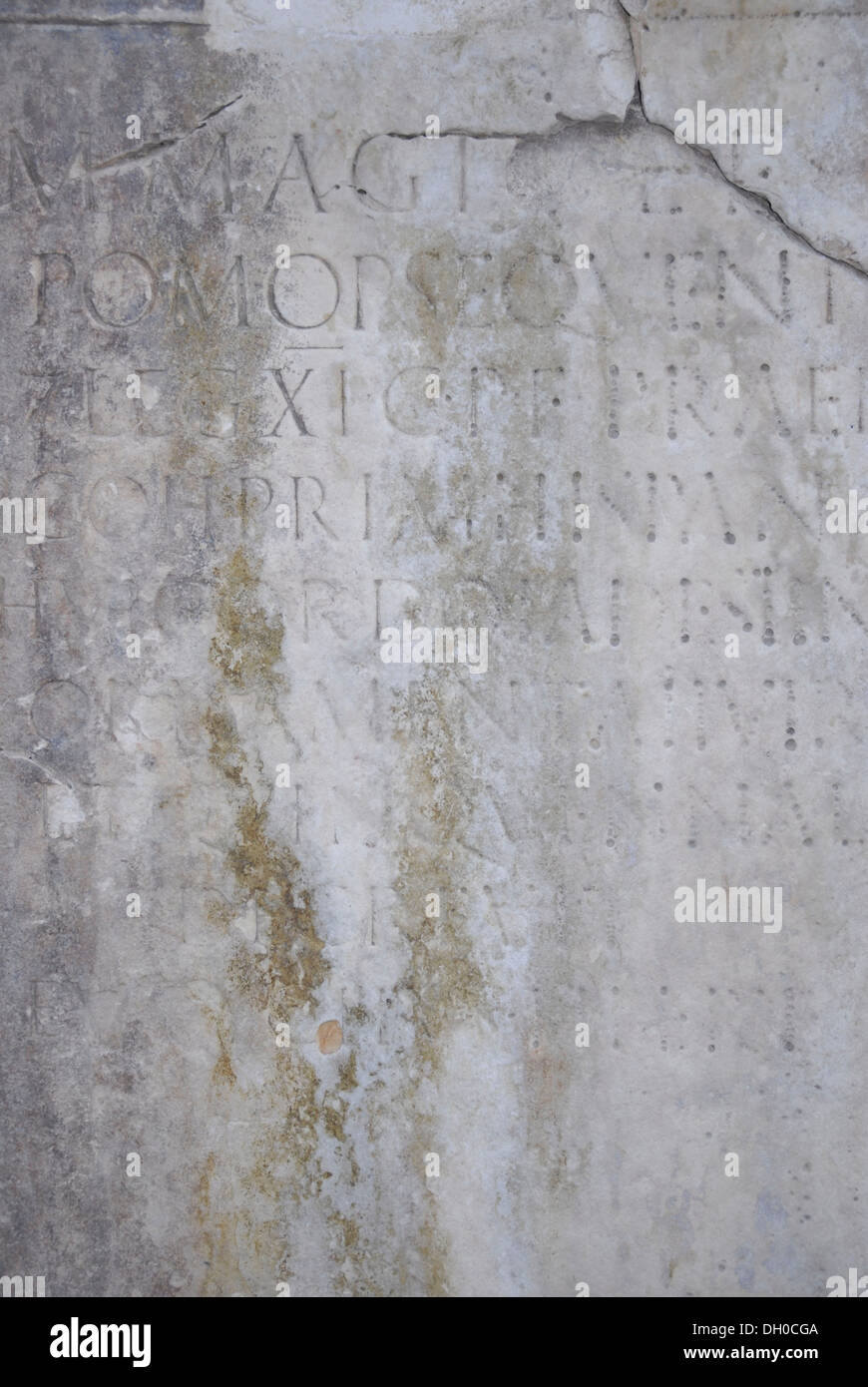 Ancient Roman Stone Tablet Latin High Resolution Stock Photography and ...